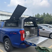 Capot rigide étanche en acier pour pick-up 4x4, compatible avec BYD Shark, Toyota Tacoma, Hilux, Ford F150, Dodge Ram, coque de camping