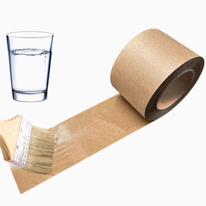 Brown Fragile Custom <strong>Logo</strong> High Adhesion <strong>Free</strong> Sample Water Activated Kraft Paper <strong>Tape</strong> 48mm 10m <strong>Tape</strong> for Shipping Packing <strong>Tape</strong> - Product Image 2