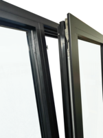 Ventanas Abatibles y Giratorias de Aluminio Modernas de Lujo y Alta Calidad Penjoy con Excelente Resistencia a la Presión del Viento y para Uso Exterior