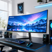 Moniteur de jeu incurvé 49 pouces 240Hz 1ms IPS 5K DQHD, moniteur 5K 240Hz pour l'e-sport commercial, usine OEM ODM