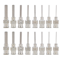 Pas cher 1 pouce en acier inoxydable distributeur aiguille 8G-30G vente en gros usine pointe émoussée métal aiguille industrielle