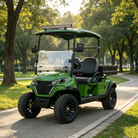 Voiturette de golf électrique nouvelle génération pour le quartier, avec options de couleurs flexibles et espace de rangement supplémentaire spacieux pour les courses d'épicerie