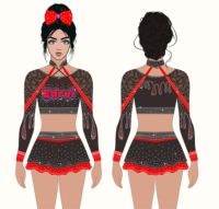 Ventes flash - Uniformes de cheerleading respirants Allstar Elite pour compétitions, avec strass, impression par sublimation, designs personnalisés pour filles