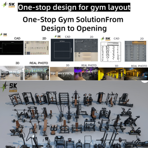 SK 원스톱 상업용 헬스장 설비 완비, 공장 직영 근력 및 유산소 운동 솔루션 (피트니스 센터용) - Product Image 2