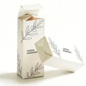 Custom Lamination Cosmetic Eyelash Skin Care Serum <b>Paper</b>/Cardboard <b>Box</b> Recycled Materials Self Erecting Rectangle Shape Printing - Product Image 1