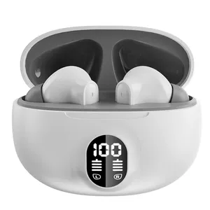 En moda ANC ENC Bluetooth kulaklık kulaklık kulaklık fabrika OEM ile dijital LED ekran
