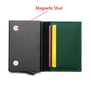 <span class=keywords><strong>Porta</strong></span> <span class=keywords><strong>carte</strong></span> <span class=keywords><strong>di</strong></span> <span class=keywords><strong>credito</strong></span> con scomparto <span class=keywords><strong>banconote</strong></span> RFID blocco Pop up portafoglio moda sottile in pelle carta <span class=keywords><strong>di</strong></span> carta <span class=keywords><strong>di</strong></span> identità titolare - Product Image 3