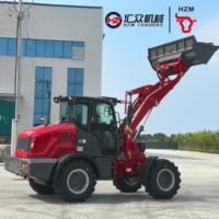 Fornitura Diretta Fabbrica CINA, Pala Gommata HZM825 da 2.5 Tonnellate di Carico Nominale, Accessori Multipli Opzionali per Edilizia e Agricoltura, Certificazione CE