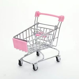 Chariot de courses miniature pour enfants, jouet de simulation de supermarché, pour maison de poupée, compatible Shopify Dropshipping - Product Image 5