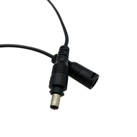 Kabel Listrik DC Konektor M13 2 Pin Molded Dengan Kabel Ulir Solder Steker Jantan Betina Konektor Kabel Tahan Air