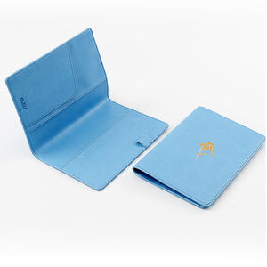 Cubierta de cuaderno diario personalizado suave Pu cuero impermeable plegable logotipo personalizado para gerente médico <span class=keywords><strong>abogado</strong></span> Uso De <span class=keywords><strong>Oficina</strong></span> Administrativa - Product Image 2