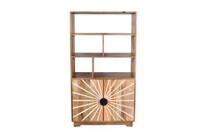 Étagère en bois de qualité export pour bureau et bibliothèque – Mobilier en bois haut de gamme pour bureau à domicile, salle d'étude, bibliothèque, hôtel - Product Image 2
