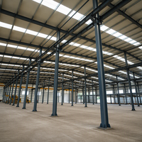 Centre logistique durable en structure métallique modulaire JY-STEEL, bâtiment à grande portée en acier pour atelier