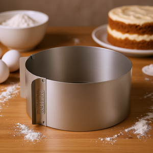 Cercle à pâtisserie Kaiser 18 cm en acier inoxydable pour gâteaux à étages - Product Image 3