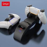 Ipega PG-P5015 P5016 Dock de charge ventilateurs de refroidissement double contrôleur charge casque cintre Station chargeur pour PS5 Playstation 5