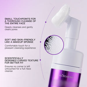 โฟมล้างหน้า KORMESIC ODM OEM 150 กรัม ขายส่ง ทำความสะอาดล้ำลึก คอลลาเจน ลดเลือนริ้วรอย กลิ่นหอม ขจัดเคราติน - Product Image 3