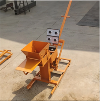 Machine de fabrication de briques de pavage de boue à emboîtement en argile manuelle utilisée par le ménage de qualité supérieure moule pour la construction de béton de ciment de sable