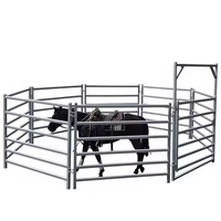 Paneles de Cerca para Ganado de Acero Bajo en Carbono, Galvanizados, para Caballos, Vacas y Ovejas, para Granjas y Ranchos
