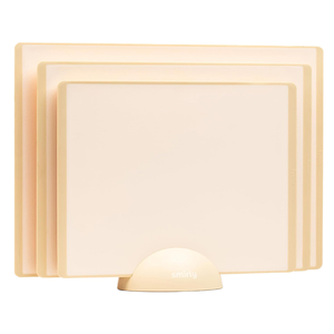 Juego de Tablas de Cortar Rectangulares de Polietileno Reversible, Duradero, Antideslizante, Sostenible, No Tóxico, Apto para Lavavajillas, con Ranura para Jugos y Mango Grande 0.4 - Product Image 1