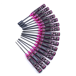 Juego de Herramientas <span class=keywords><strong>RC</strong></span> Personalizadas al por Mayor, Kit de Herramientas para Autos <span class=keywords><strong>RC</strong></span> Tamiya HPI Racing Arrma, 16 Piezas, Destornilladores de Cabeza Plana/Cruzada/Hexagonal - Product Image 4