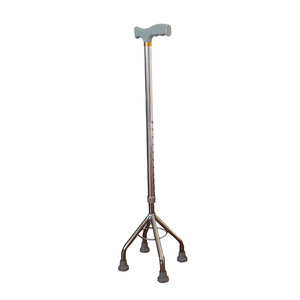 Bastón de cuatro patas Longdong, telescópico, ligero, de 66-89 cm, para apoyo de personas mayores - Product Image 4