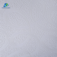Panneau de contrôle acoustique stratifié PVC haute densité 603*1213mm pour l'insonorisation des hôtels, cinémas et théâtres - Panneau de traitement acoustique en plâtre