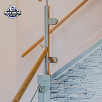 Main courante d'escalier murale en acier inoxydable 316 personnalisée rampe de tuyau moderne bricolage avec embout conique pour balcon