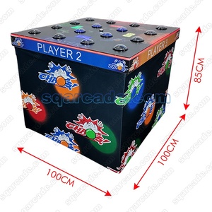 Machine de jeu d'arcade à monnayeur pour parc d'attractions, Chaos Strike-a-Light Naughty Beans pour 4 joueurs, pour la location de carnavals - Product Image 4