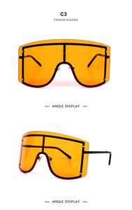 Gafas <span class=keywords><strong>de</strong></span> <span class=keywords><strong>sol</strong></span> <span class=keywords><strong>de</strong></span> gran tamaño con diseño <span class=keywords><strong>de</strong></span> <span class=keywords><strong>marca</strong></span> CE para mujer, gran templo ancho 2020, gafas <span class=keywords><strong>de</strong></span> <span class=keywords><strong>sol</strong></span> a la moda UV400 - Product Image 4