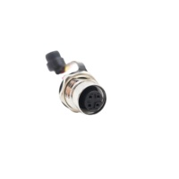 Conector de Montaje en Panel Personalizado a Prueba de Agua M12 IP67 IP68 de 5 y 8 Pines con Código A y Arnés de Cableado