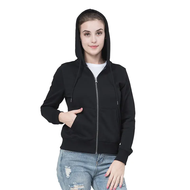 Hochwertige Großhandel schwere 300GSM Drop Shoulder Zip Up Hoodies mit Taschen DTF Print Custom für Unix