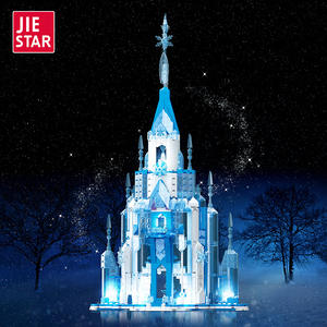 JIESTAR JJ9025 732PCS Série Street View Lainio Village enneigé Modèle de blocs de construction Jouet éducatif technique Cadeau de festival - Product Image 2