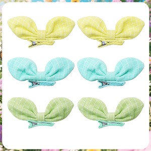 Moño Decorativo para Mascotas, Hecho a Mano, Transpirable y Ecológico, de Tela de Poliéster, con Diseño de Orejas de Conejo y Flores, para Perros y Gatos - Product Image 2