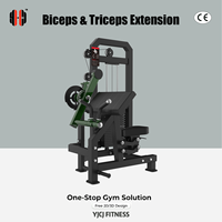 Support de Bras Réglable Double Fonction pour Biceps et Triceps, avec Mouvement Bidirectionnel, Tour de Poids en Acier (Pile de Poids 80KG) pour