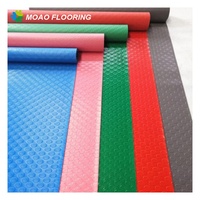 Großhandel 2mm ~ 5mm Dicke Rutsch feste PVC-Matte Rollen boden für Auto Garage Matte Bus Werkstatt PVC Vinyl Matte Garage Bodenbelag Teppich