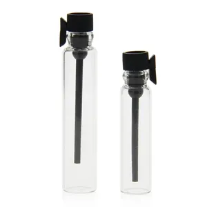 Test Vial 1ml 2ml 3ml Mini Clear Perfume Test Bottle Glass Sample Vial Bottle For Perfume Trial Bottle