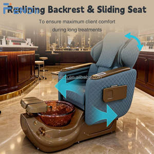 Sillón de Pedicura Moderno y Lujoso con Respaldo Ajustable, Logotipo Personalizado, Masaje y Cuidado de Pies para Uso en Salones de Belleza - Product Image 5