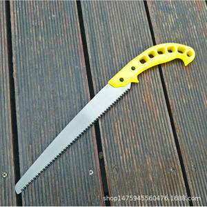 Sierra de jardín Qihong Qhs250, sierra de podar de hoja fija de 250 mm con mango de goma para carpintería y corte de árboles frutales - Product Image 1