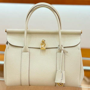 Tốt Nhất Người Bán Sang Trọng Của Phụ Nữ Cổ Điển Da Chính Hãng Túi Xách Thời Trang Hai Tay Cầm Zip Đóng Cửa Xách Tay Kẹo Thiết Kế Polyester - Product Image 6