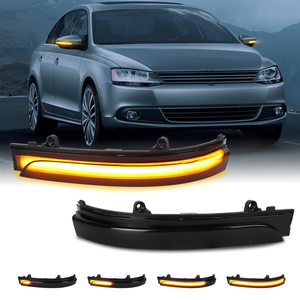 Indicatore di Direzione LED Sequenziale per Specchietto Laterale VW GOL Saveiro Voyage <span class=keywords><strong>Passat</strong></span> Jetta MK6, Luce Dinamica per Specchietto, Disponibile negli USA - Product Image 1
