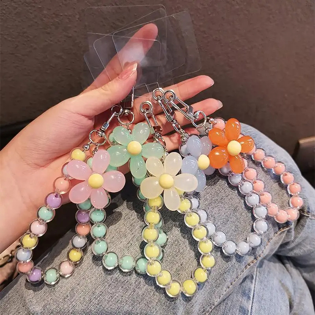 Ins Style Pearl Phone Lanyard Crossbody Necklace Chain Pearl Mobile Phone Accessories Universal Luxury Phone Case Strap