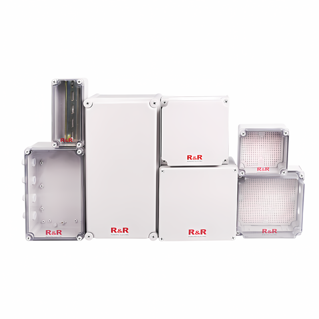 High Quality IP66 Electronic Project Box PC Plastic Waterproof Transparent Lid 115*90*55E Electronics Instrument Enclosures