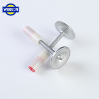 Clous ronds à tête plate en zinc intégré Wugeon Mini 60 #   Bleu 3g 3.0X27 32 42mm Ciment Mur Béton Mur Carrelage Suspendu
