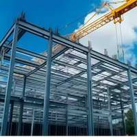 Hall d'accueil touristique en structure acier sur mesure, bâtiment préfabriqué modulaire pour bureau