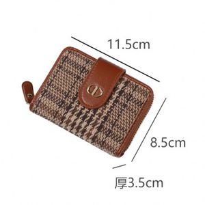 New Fashion Women Girls Luxury Small Short Canvas <b>Wallets</b> Travel Money <b>Card</b> <b>Holder</b> <b>Wallet</b> <b>for</b> Ladies - Product Image 2