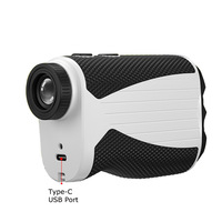 Télémètre laser numérique rechargeable pour la chasse et le golf, avec support magnétique, portée 600 m, grossissement 6x, 7,250 g