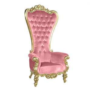 His and Her Mr & Mrs king Queen Throne Chair pour mariage à vendre - Product Image 2