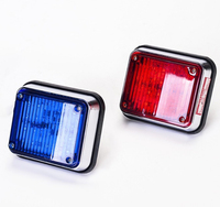 Feu de signalisation carré LED haute visibilité étanche IP65 CE, lampe d'avertissement routier pour ambulance, camion de pompiers, poste de garde 12/24V