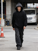 Sweat à capuche Y2K Bling en strass scintillants, streetwear pour femme, pull-over entièrement zippé, imprimé squelette, personnalisable OEM, faible MOQ