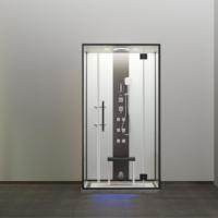 Sauna de Vapor Interior de Cristal de Carbono para Apartamento o Villa, Diseño Moderno, Calefacción Eléctrica, Fácil Operación